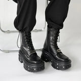 Women's Punk Platform Ankle Boots Strap from Kawaii Stop
