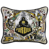 Purdue University Collegiate Hand-Embroidered Pillow from Quirks!