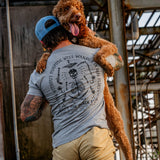 Hoist the Black Flag Skull & Bones Men's T-Shirt From Combat Iron Apparel