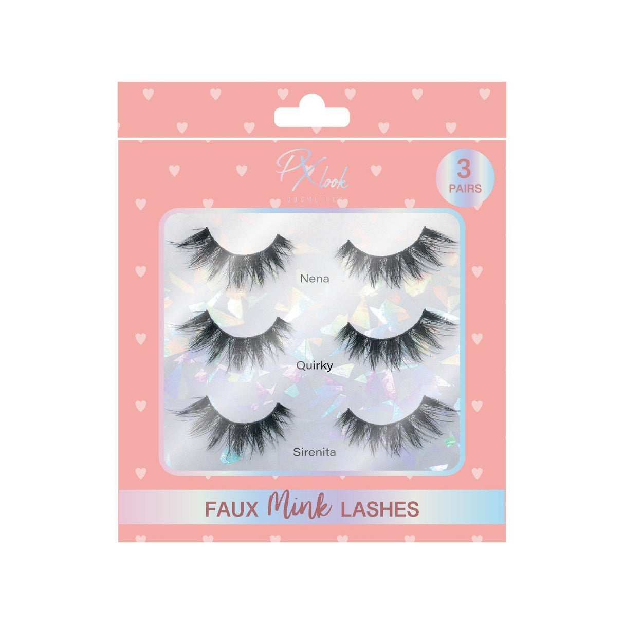 3 Pair Faux Mink Lashes Set from Prolux Cosmetics