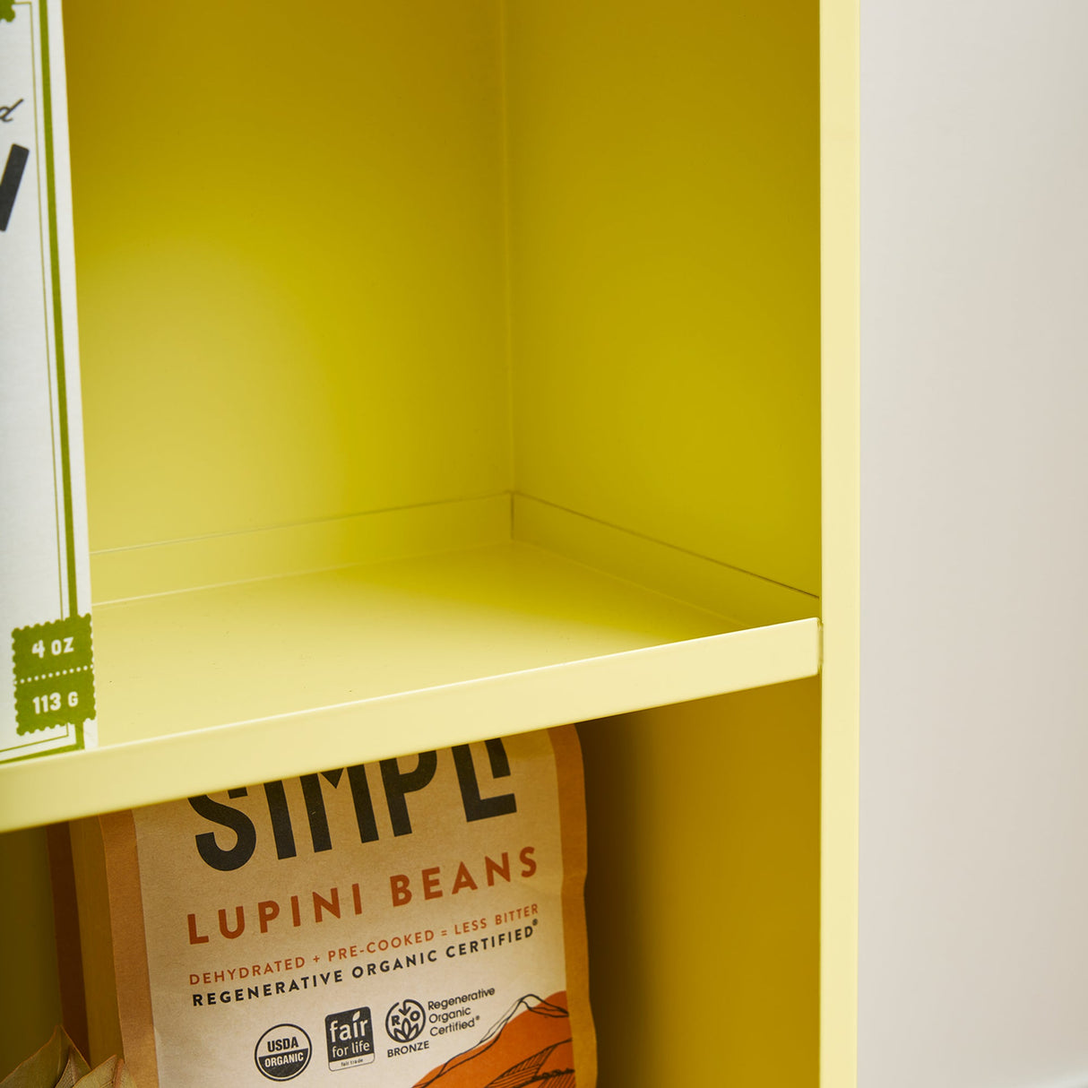 Rolling Storage Cart (27" H)  - Steel - Yellow Pear from Yamazaki Home