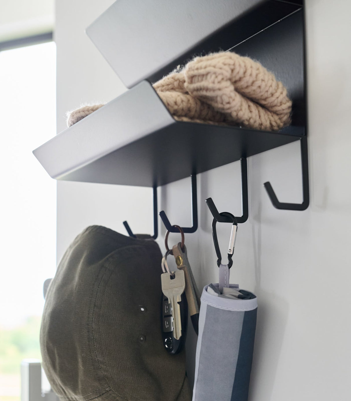 Magnetic Entryway Rack - Steel from Yamazaki Home