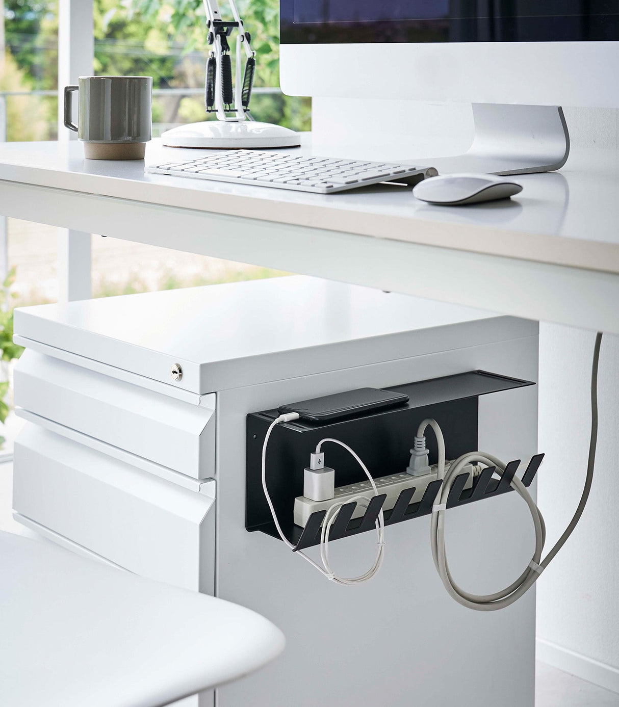 Under-Desk Cable Organizer - Steel from Yamazaki Home