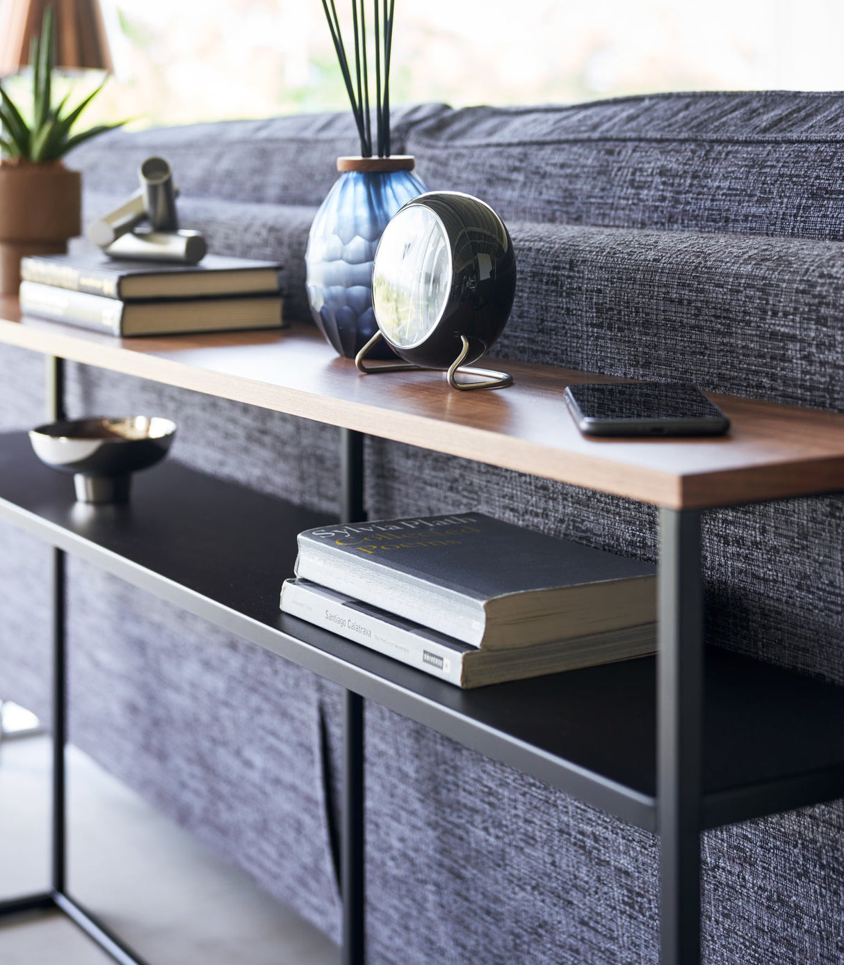 Long Console Table - Two Styles - Steel from Yamazaki Home