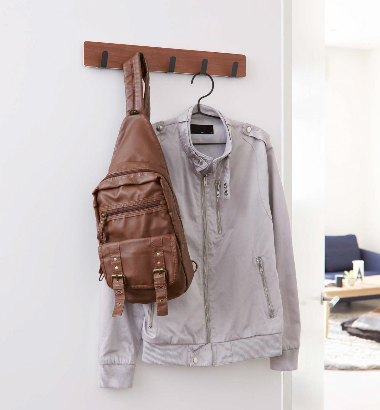 Over-the-Door Rack - Wood from Yamazaki Home