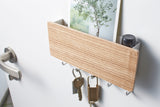 Magnetic Key Rack - Steel + Wood from Yamazaki Home