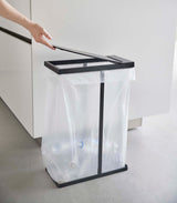 Lidded Garbage Bag Holder - Steel from Yamazaki Home