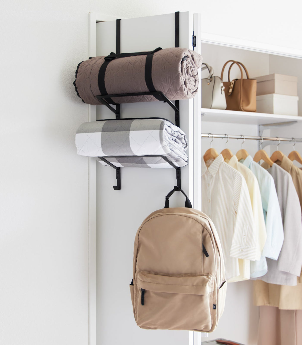 Over-the-Door Fitness Equipment Hanger - Steel from Yamazaki Home