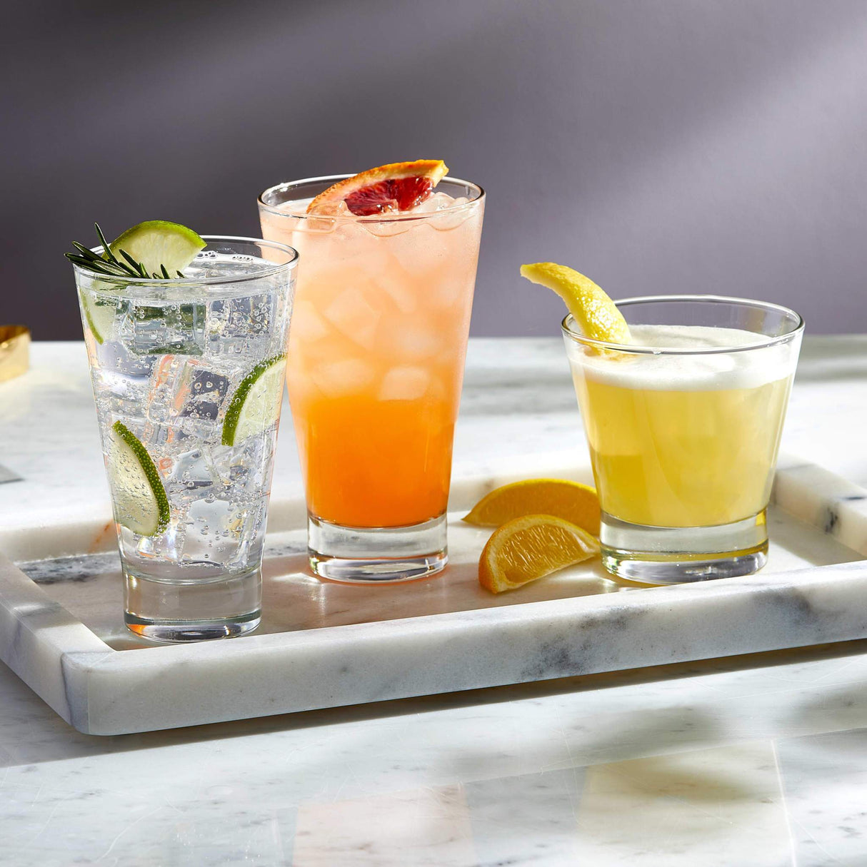 Libbey Modern Bar Essentials Double Old Fashioned Glasses, 10.5-ounce, Set of 6 from Libbey