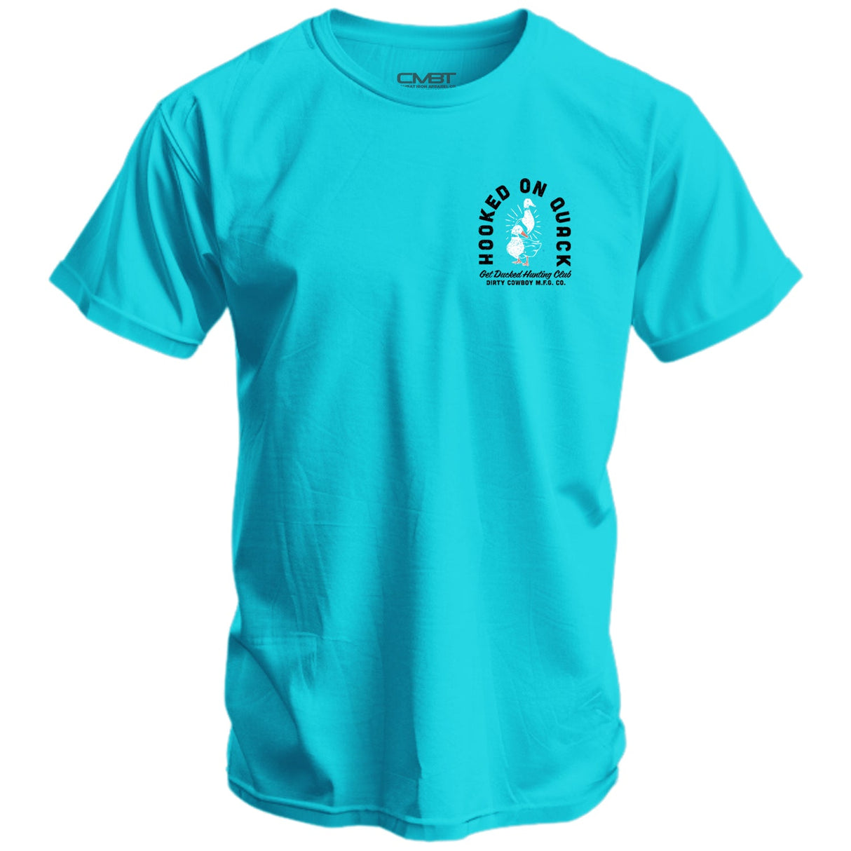 Hooked On Quack Hunter ' Get Ducked' Men's T-Shirt From Combat Iron Apparel