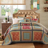 Dada Bedding Gallery of Roses Floral Bohemian Cotton Patchwork Bedspread Set (JHW-546) from DaDalogy Bedding Collection