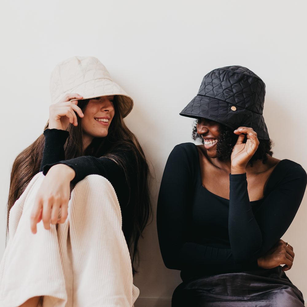 Chiara Quilted Bucket Hat from Pretty Simple