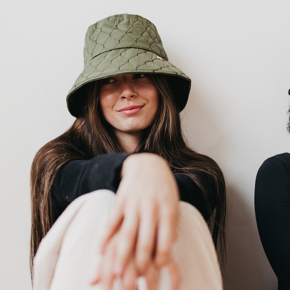 Chiara Quilted Bucket Hat from Pretty Simple