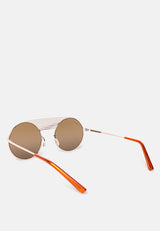 Quirky Metal Bridge Round Sunglasses from London Rag International