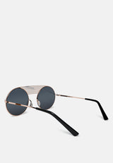 Quirky Metal Bridge Round Sunglasses from London Rag International