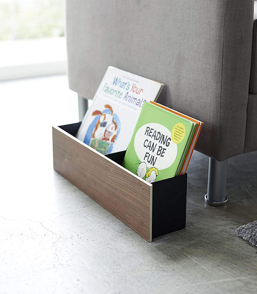 Desk Organizer - Two Sizes - Steel + Wood from Yamazaki Home