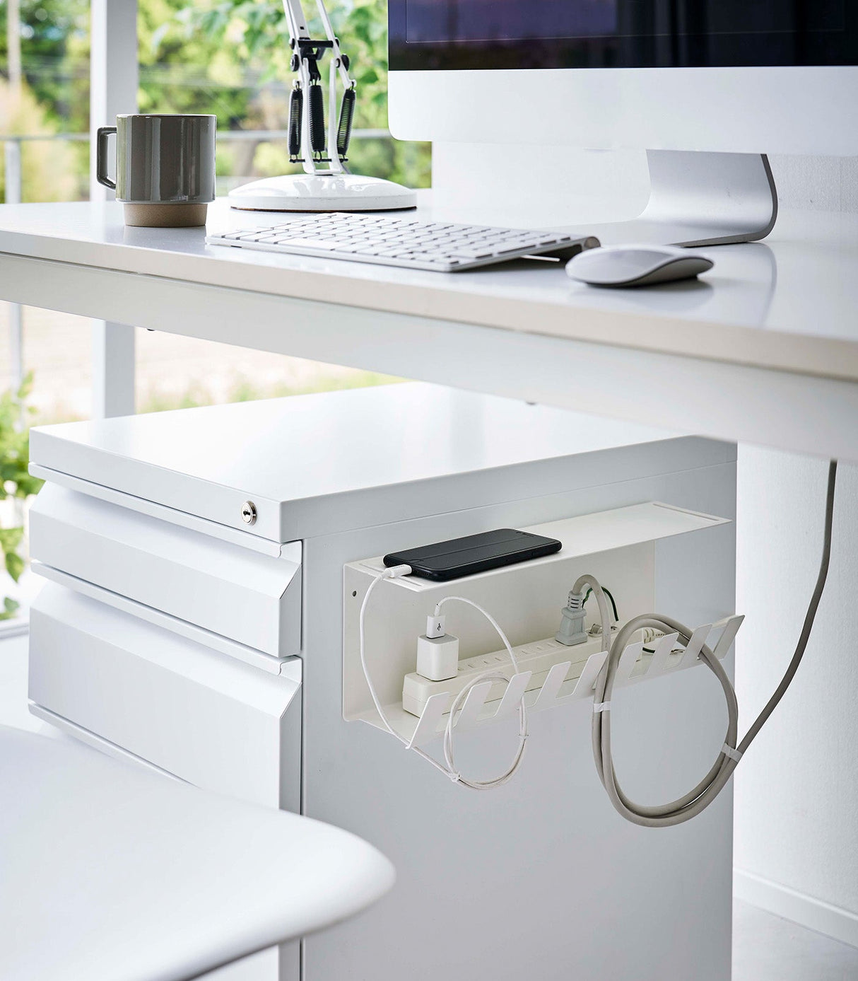 Under-Desk Cable Organizer - Steel from Yamazaki Home