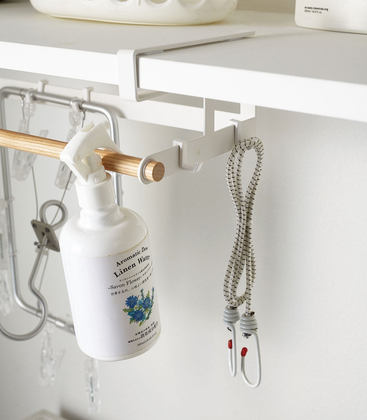 Undershelf Hanger - Steel + Wood from Yamazaki Home