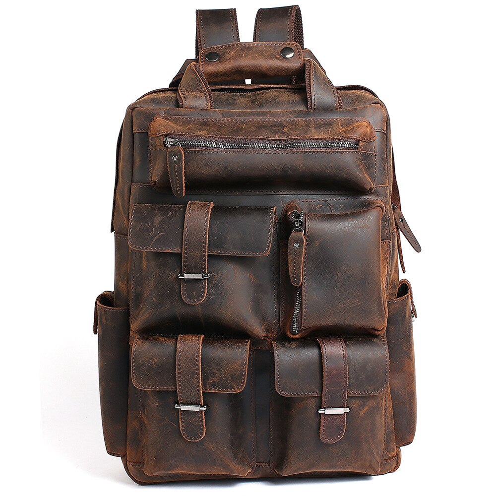 The Shelby Backpack | Handmade Genuine Leather Backpack from STEEL HORSE LEATHER