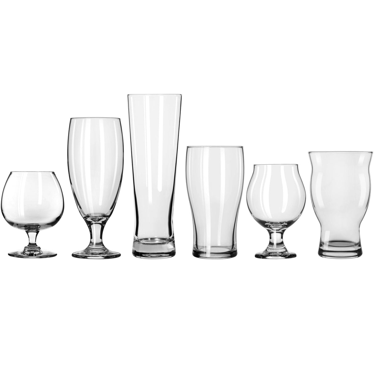 Libbey Craft Brews Assorted Beer Glasses, Set of 6 from Libbey