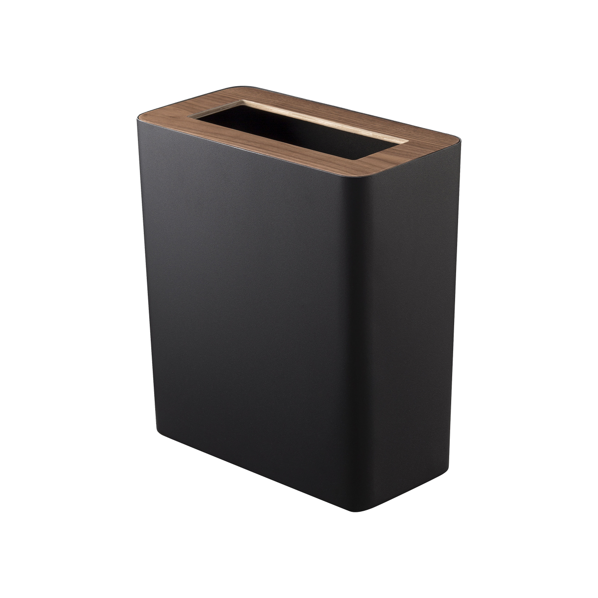 Trash Can - Two Styles - Steel + Wood from Yamazaki Home