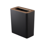 Trash Can - Two Styles - Steel + Wood from Yamazaki Home