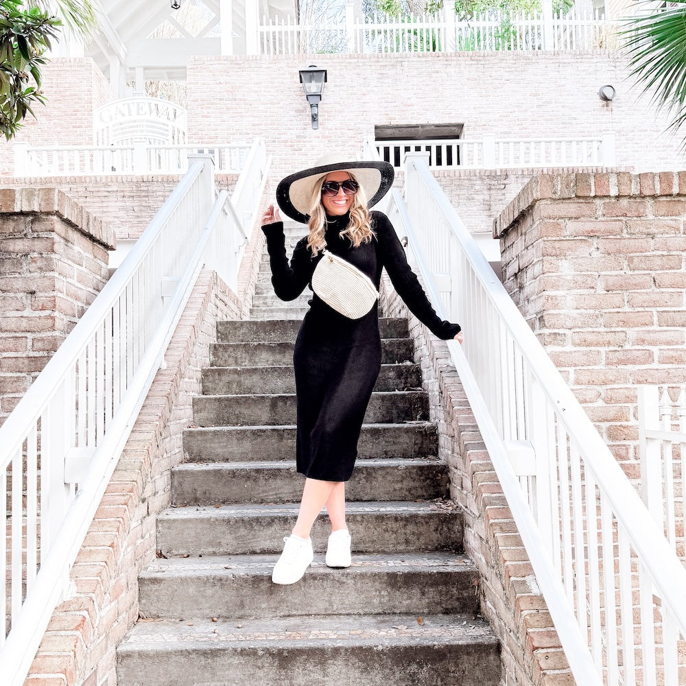 Rachel Raffia Bum Bag from Pretty Simple