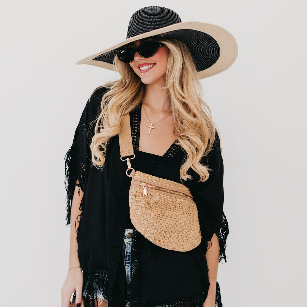 Rachel Raffia Bum Bag from Pretty Simple