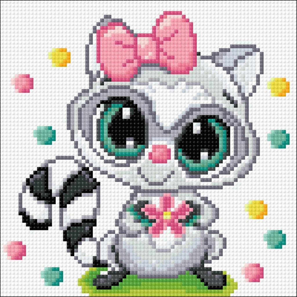 Racoon CS2705 5.9 x 7.9 inches Crafting Spark Diamond Painting Kit from Wizardi