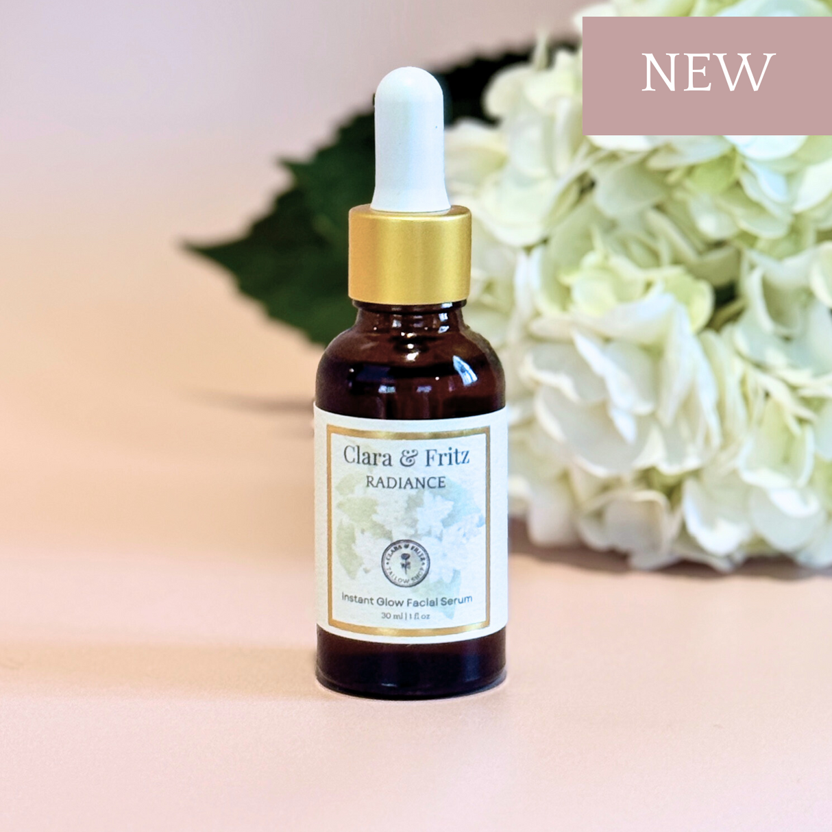 Radiance Instant Glow Facial Serum from Clara & Fritz Tallow Shop