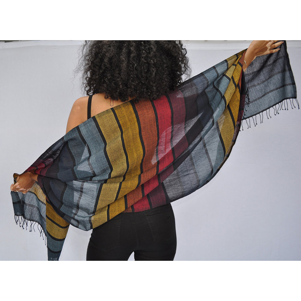Rainbow Wrap Scarf from SLATE + SALT