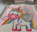 Rainbow Unicorn CS2703 7.9 x 7.9 inches Crafting Spark Diamond Painting Kit from Wizardi