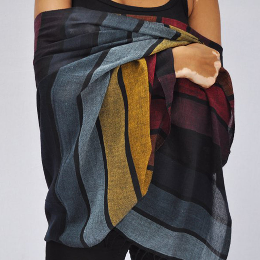 Rainbow Wrap Scarf from SLATE + SALT