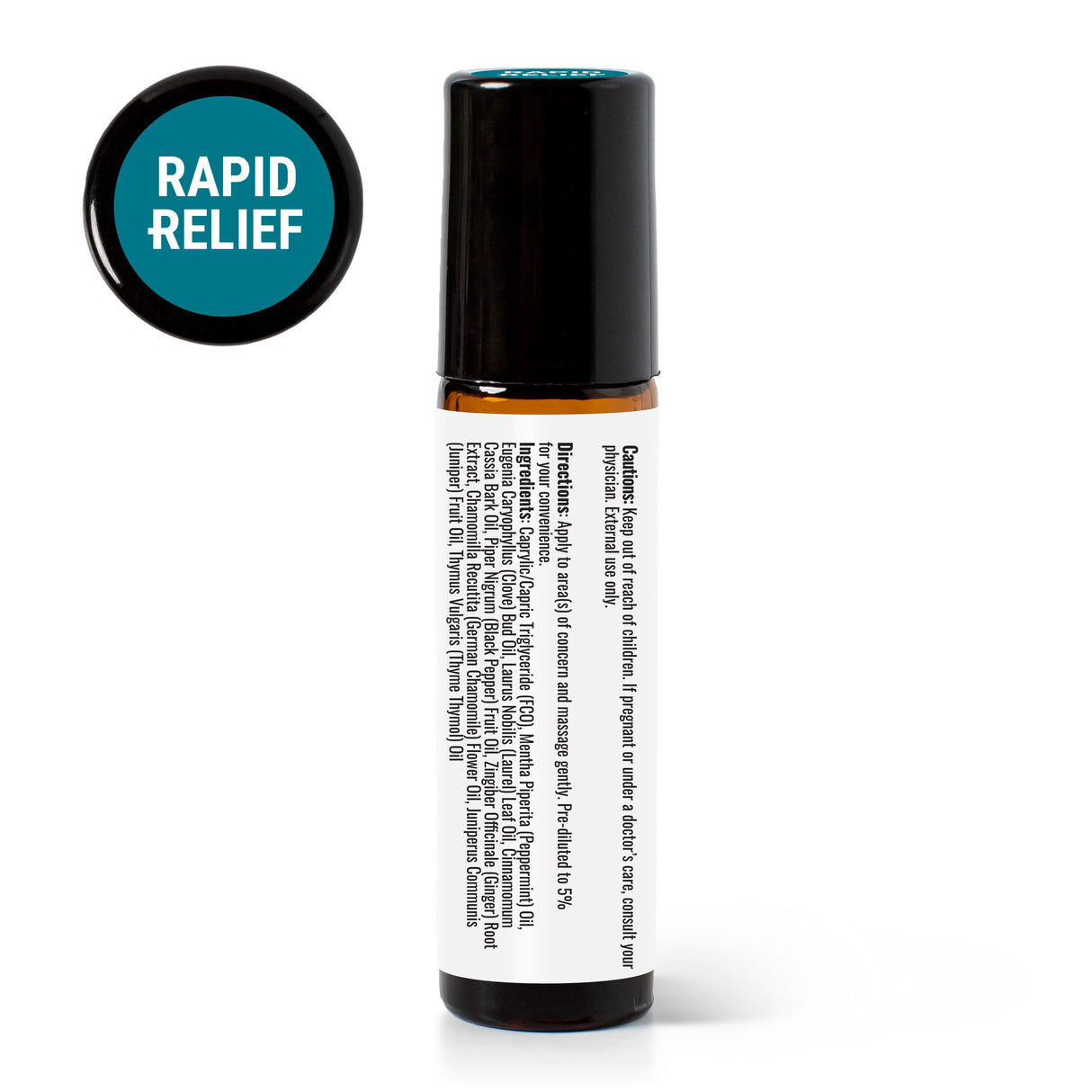 Rapid Relief Essential Oil Blend Pre-Diluted Roll-On from Plant Therapy