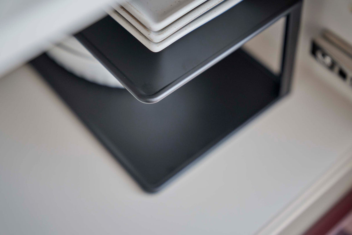 Two-Tier Cabinet Organizer - Steel from Yamazaki Home