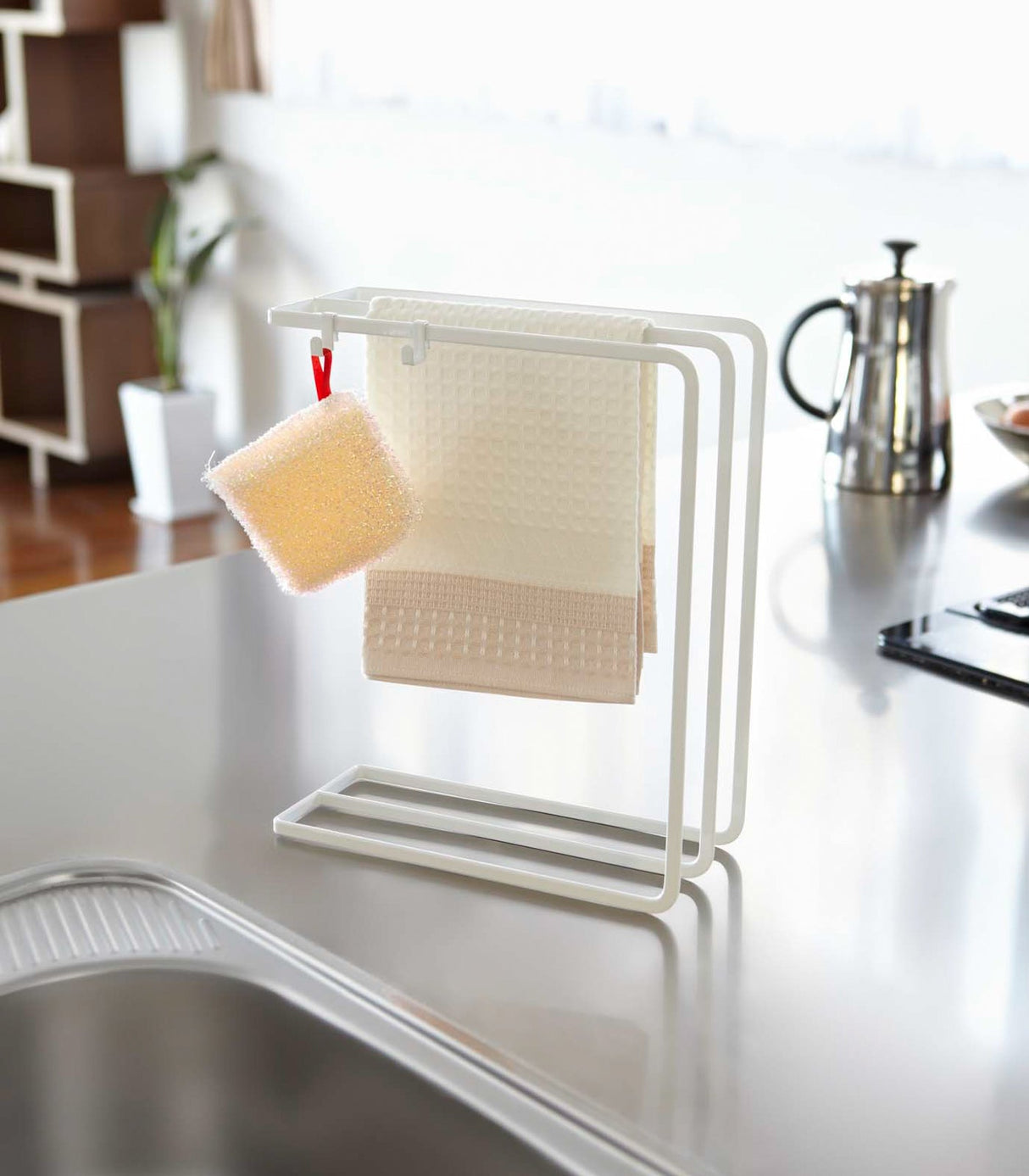 Dish Towel Hanger - Steel from Yamazaki Home