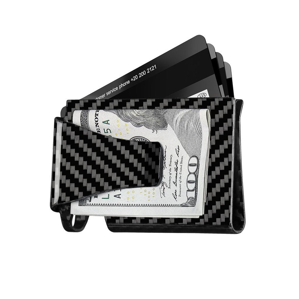 Real Carbon Fiber Cash & Card Slim Wallet from Simply Carbon Fiber