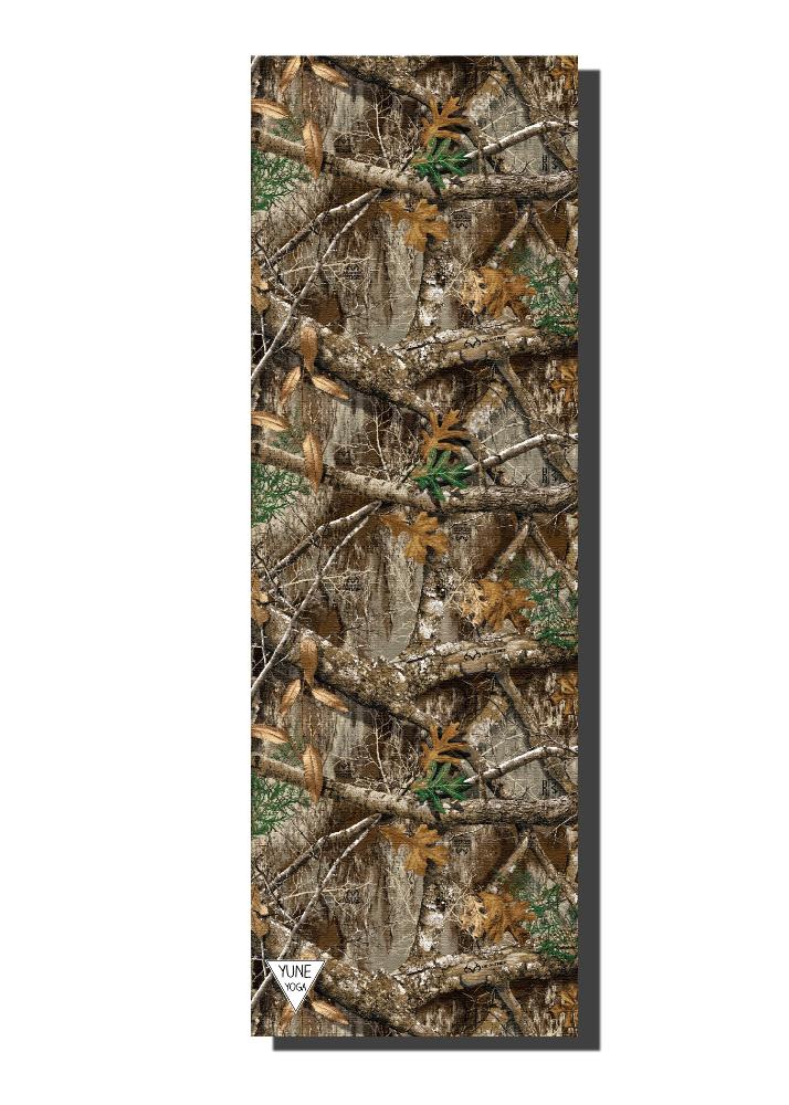 Realtree x Yune Yoga Edge Pattern Mat – Eco-Friendly, Non-Slip, 6mm PER Yoga Mat | from Yune Yoga