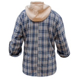 Frontier Zip Flannel with hood from Combat Iron Apparel