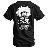 Freedom Fighter Cowboy President Trump Men's T-Shirt  From Combat Iron Apparel