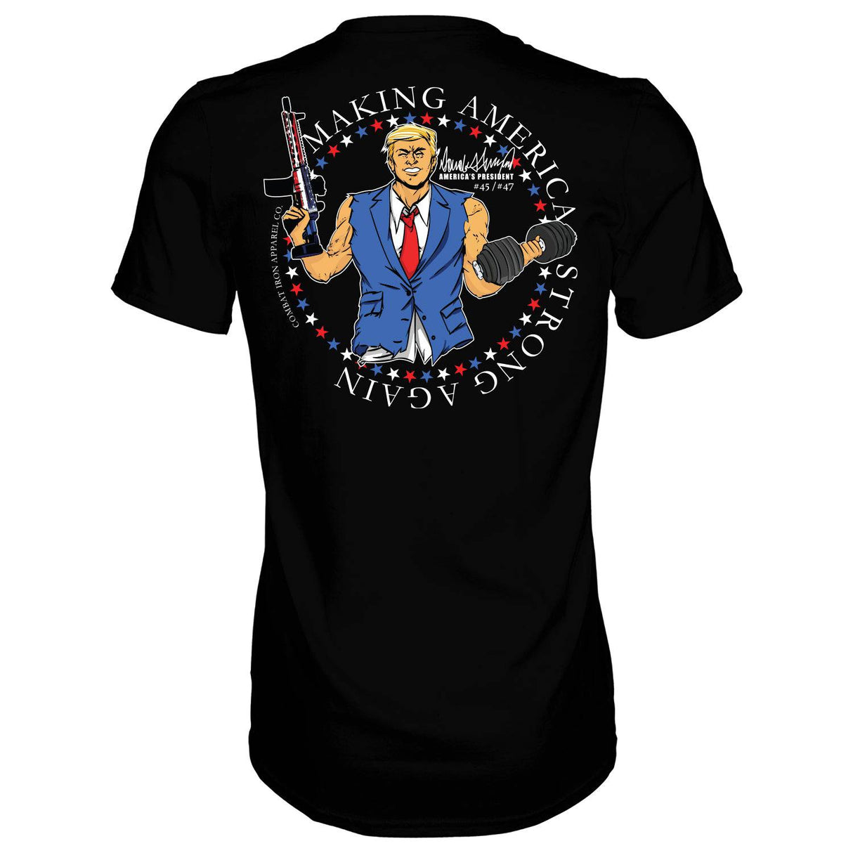 Make America Strong Again Men's T-Shirt from Combat Iron Apparel