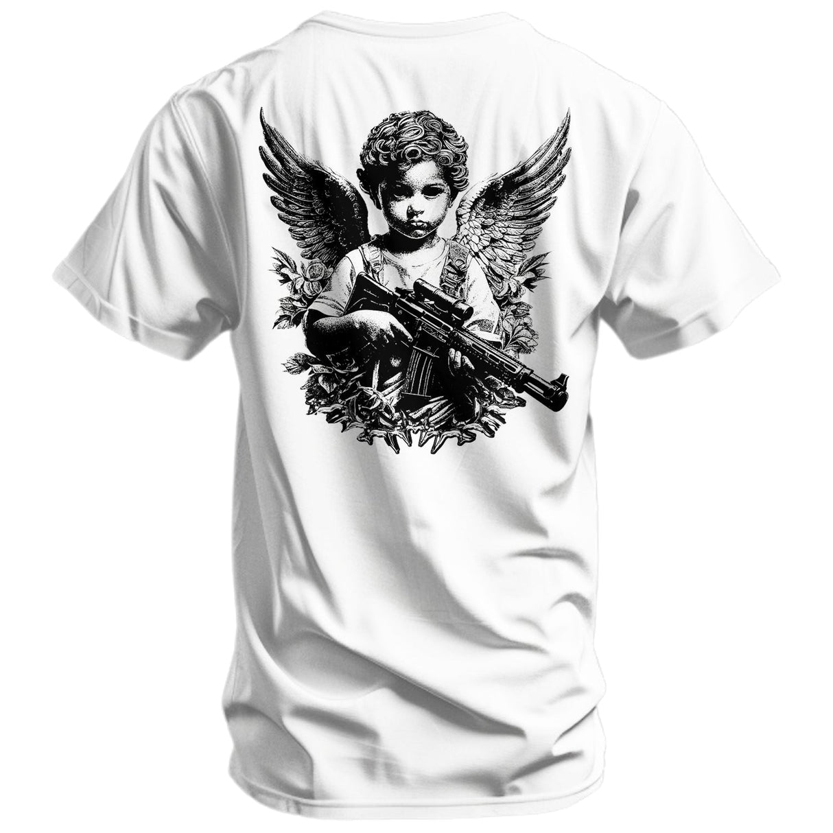 The Armed Guardian Angel Men's T-Shirt from Combat Iron Apparel