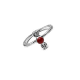Barnes Metalwork Birthstone Sterling Silver Ring from Cynthia Gale New York