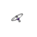 Barnes Metalwork Birthstone Sterling Silver Ring from Cynthia Gale New York