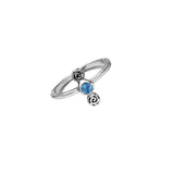 Barnes Metalwork Birthstone Sterling Silver Ring from Cynthia Gale New York
