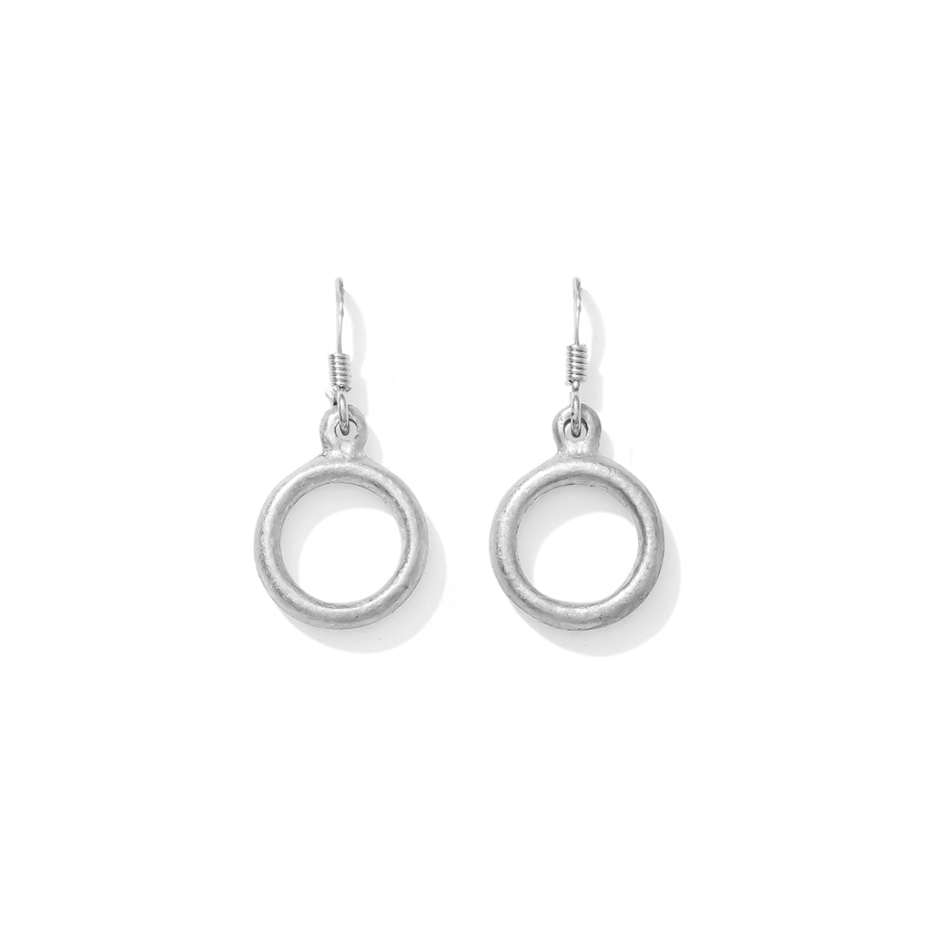 Recycled Bomb Circle Earrings from SLATE + SALT