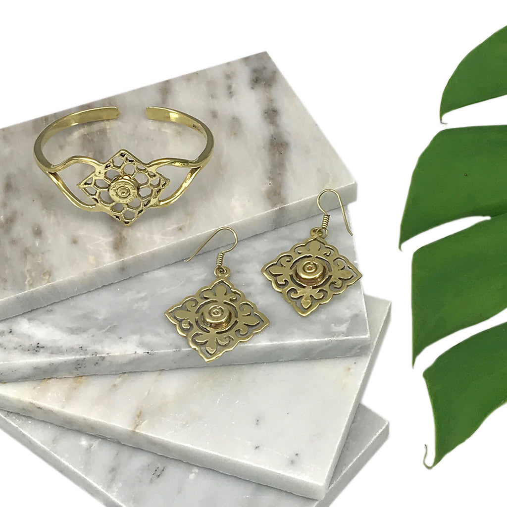 Angkor Bullet Earrings from SLATE + SALT