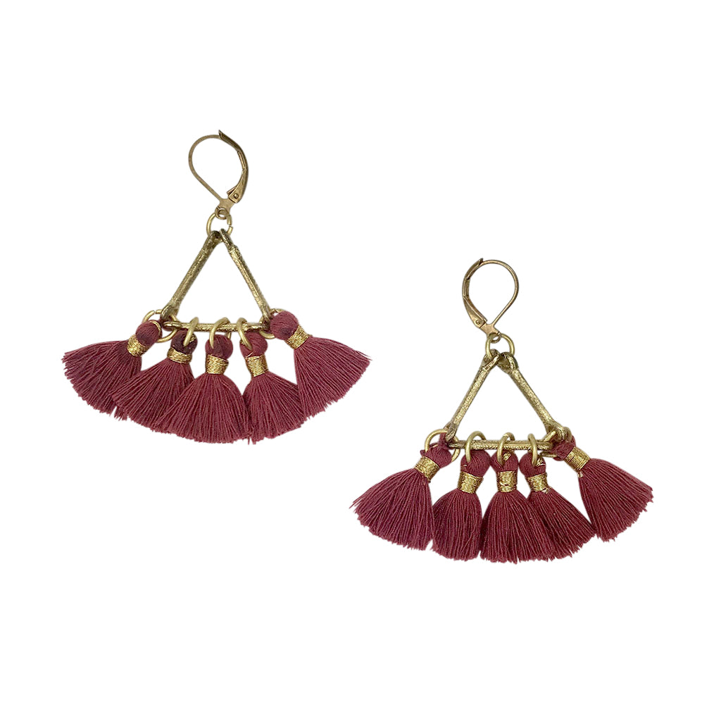 Lola Fan Earrings from SLATE + SALT
