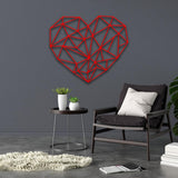 Metal Geometric Heart Wall Art from VITAHOME DESIGN LLC
