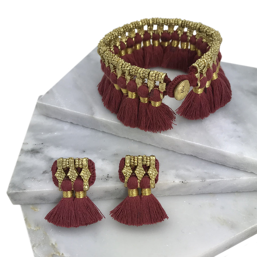 Jhumka Earrings from SLATE + SALT